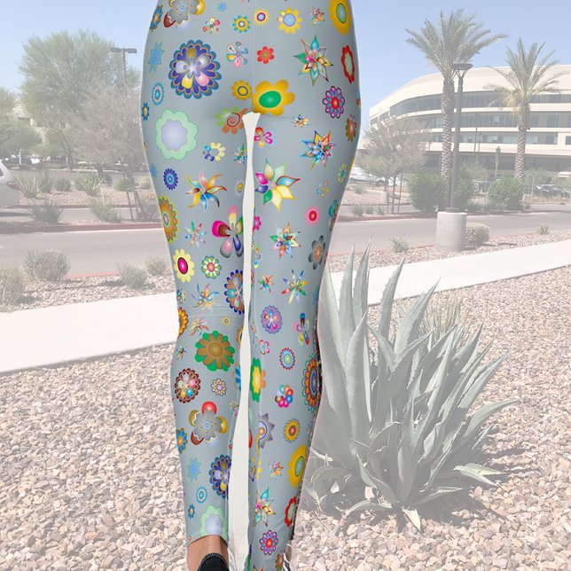 Spring Flowers Leggings (Creator Uploaded)