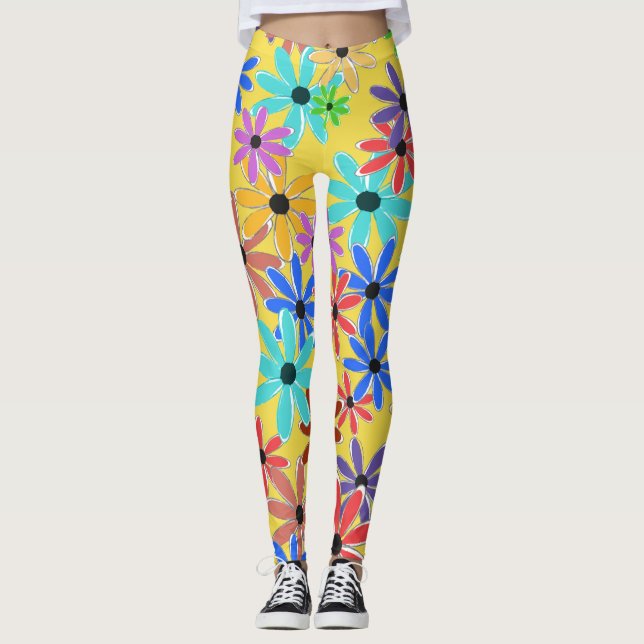 Spring Flowers Leggings (Front)
