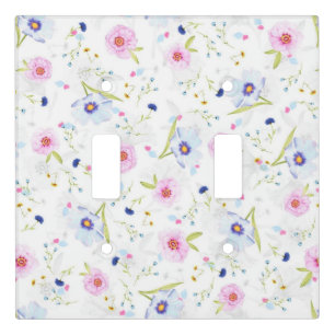 Spring Flowers Light Switch Cover Floral