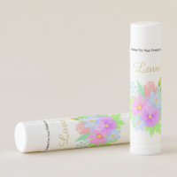 Spring Flowers Love Baby Shower Favor Lip Balm