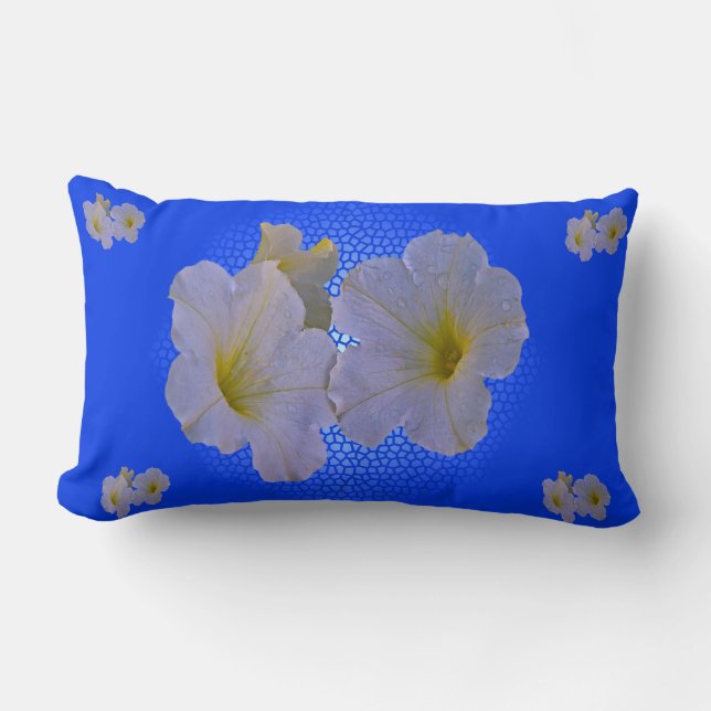 Spring Flowers Lumbar Pillow (Front)