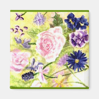 Spring Flowers Magnet