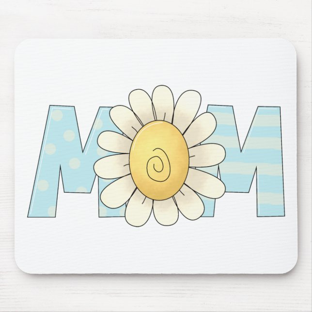 Spring Flowers Mom Mouse Pad (Front)