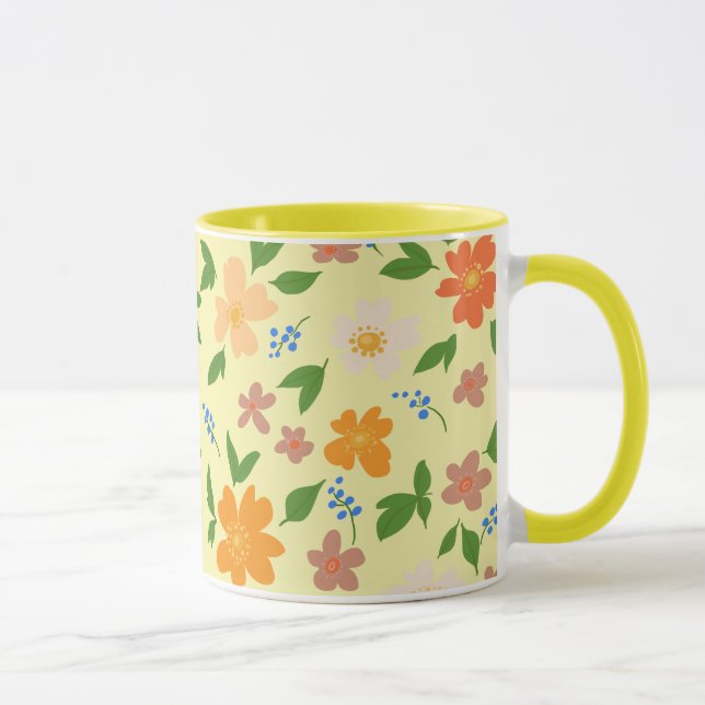 Spring flowers mug (Right)