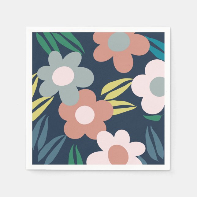 Spring flowers napkins (Front)