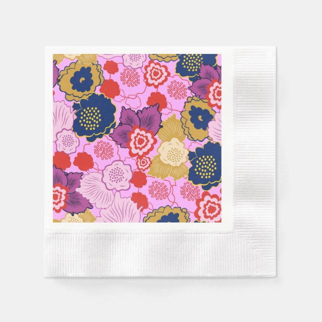 Spring Flowers Napkins (Front)