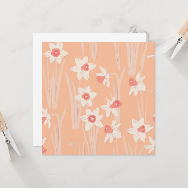 spring flowers, narcissa. (Front/Back In Situ)