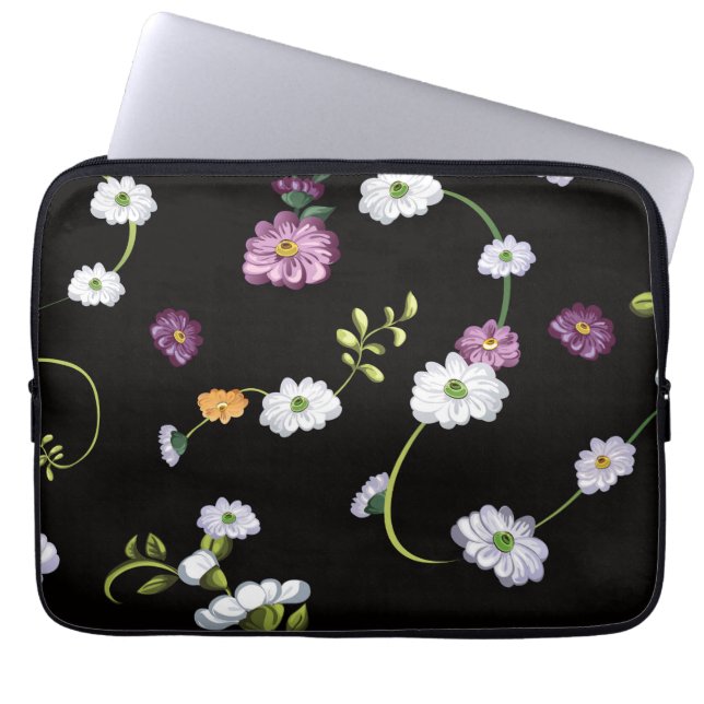 Spring Flowers, Nature Laptop Sleeve (Front)