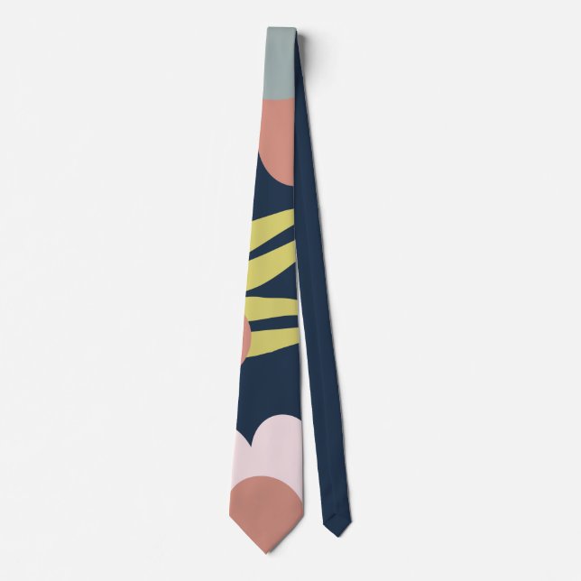 Spring flowers neck tie (Front)