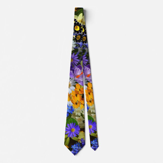Spring Flowers Neck Tie (Front)