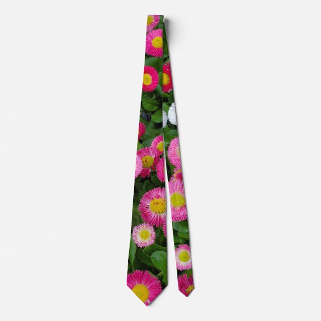 Spring flowers neck tie (Front)