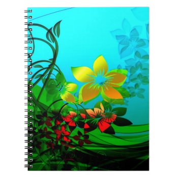 Spring Flowers Notebook by zzl_157558655514628 at Zazzle
