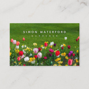 Spring Flowers Oceania Business Card