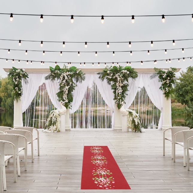 Spring Flowers Outdoor Rug (Insitu (Wedding 1))