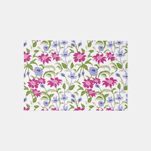 Spring Flowers Outdoor Rug (Front)