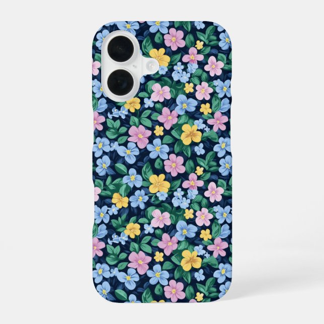 Spring Flowers Pattern Iphone Case (Back)