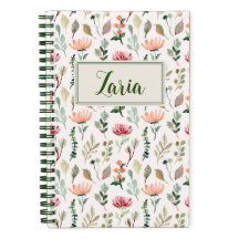 Spring Flowers | Personalized Spiral