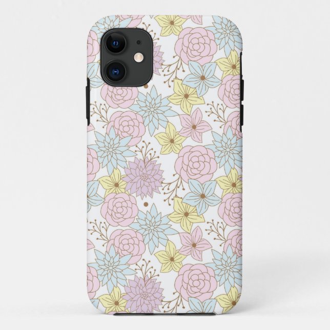 spring flowers phone case (Back)