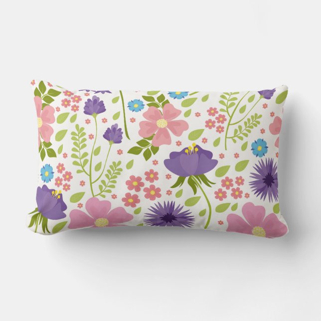Spring Flowers Pillow (Front)