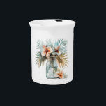 Spring Flowers Porcelain Pitcher<br><div class="desc">The exquisite pitcher,  crafted from high-quality porcelain,  is a stylish and functional addition to any dining table. It features a floral design,  perfect for serving iced tea,  and is perfect for everyday meals or special occasions,  making it a thoughtful gift for fine dining enthusiasts.</div>