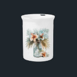 Spring Flowers Porcelain Pitcher<br><div class="desc">The exquisite pitcher,  crafted from high-quality porcelain,  is a stylish and functional addition to any dining table. It features a floral design,  perfect for serving iced tea,  and is perfect for everyday meals or special occasions,  making it a thoughtful gift for fine dining enthusiasts.</div>