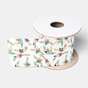 spring flowers ribbon