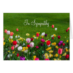Spring flowers sentiments cards