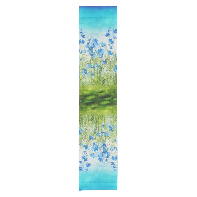 Spring Flowers Short Table Runner (Front)