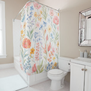 Spring Flowers Shower Curtain