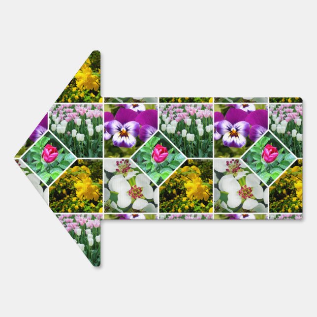 Spring Flowers Sign (Front)
