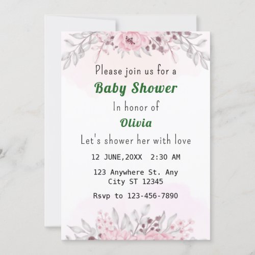 Spring Flowers | Simple Girl Baby Shower 