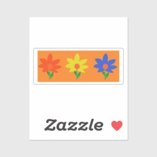 Spring Flowers Sticker