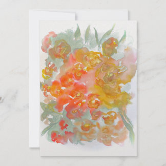 Spring Flowers Thank You Card