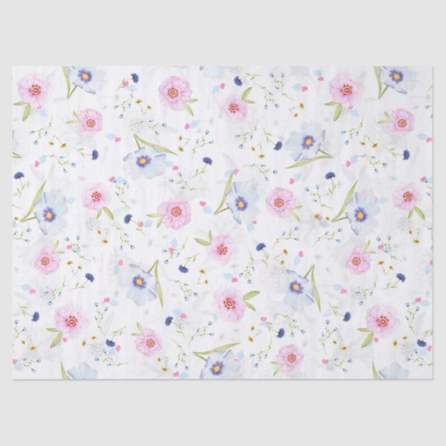 spring flowers tissue paper (Front)