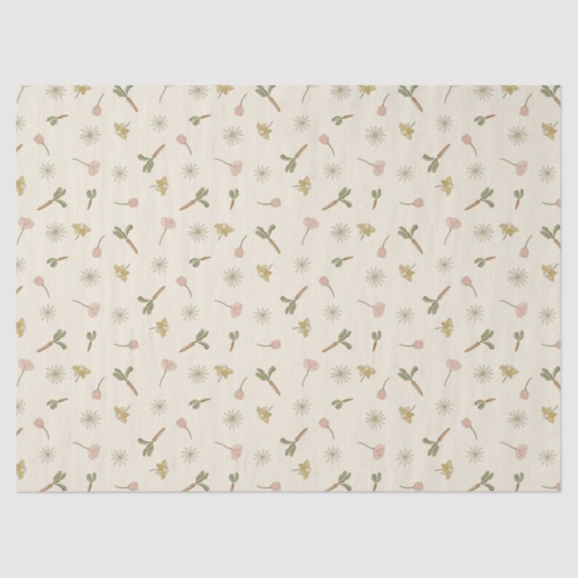 Spring Flowers Tissue Paper (Front)