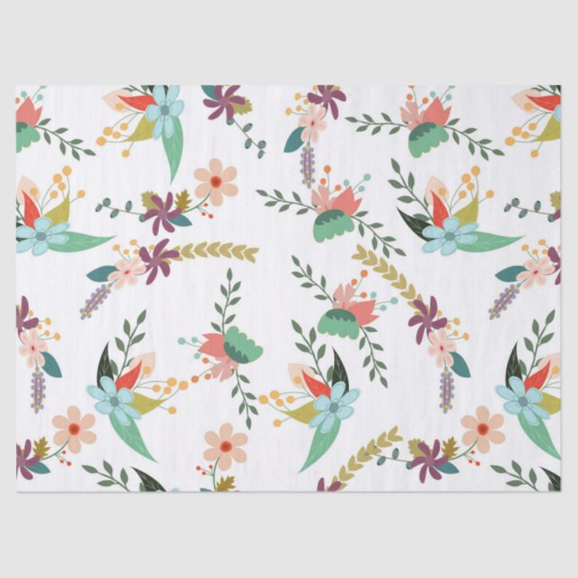 spring flowers tissue paper (Front)