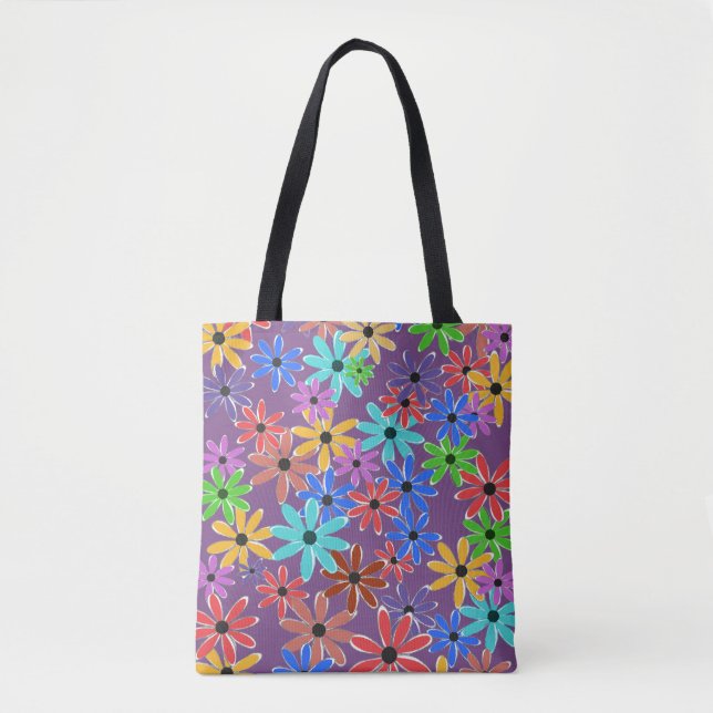 Spring Flowers Tote Bag (Front)