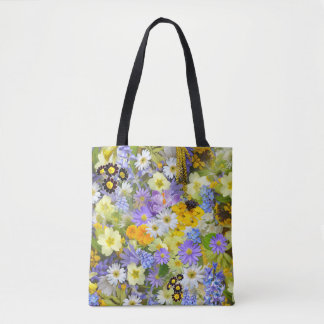 spring flowers tote bag