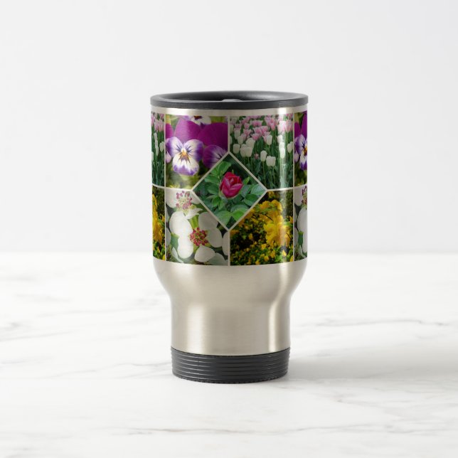 Spring Flowers Travel Mug (Center)