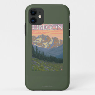 Spring Flowers- Vintage Travel Poster iPhone 11 Case