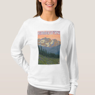 Spring Flowers- Vintage Travel Poster T-Shirt