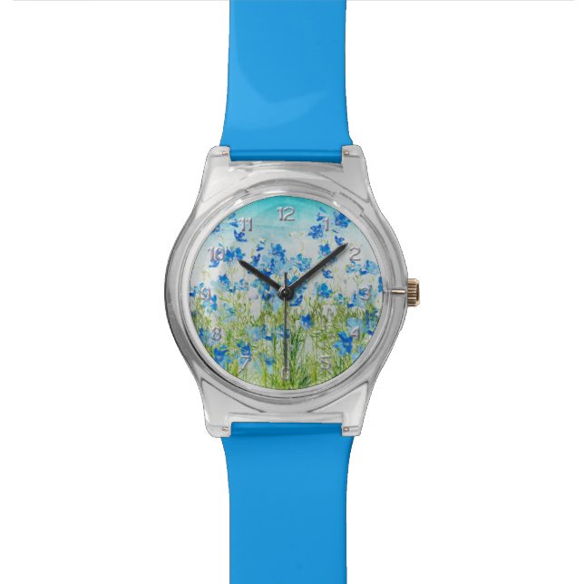 Spring Flowers Wristwatch (Close Up)