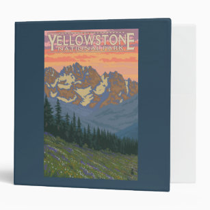 Spring Flowers - Yellowstone National Park Binder