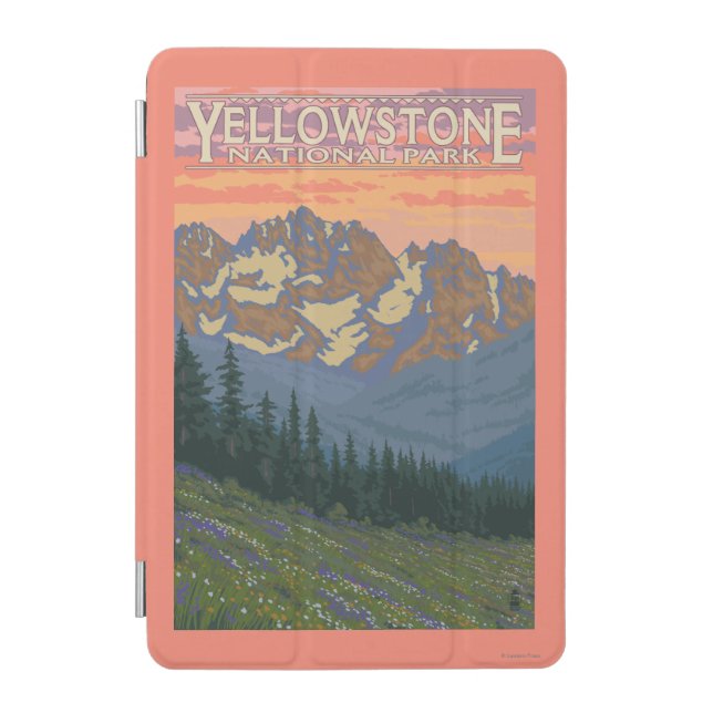 Spring Flowers - Yellowstone National Park iPad Mini Cover (Front)