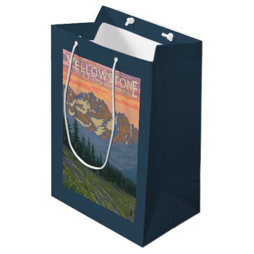 Spring Flowers _ Yellowstone National Park Medium Gift Bag