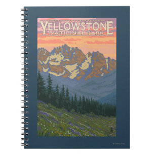 Spring Flowers - Yellowstone National Park Notebook