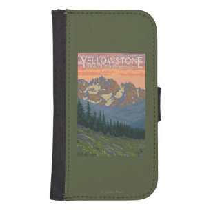 Spring Flowers - Yellowstone National Park Samsung S4 Wallet Case