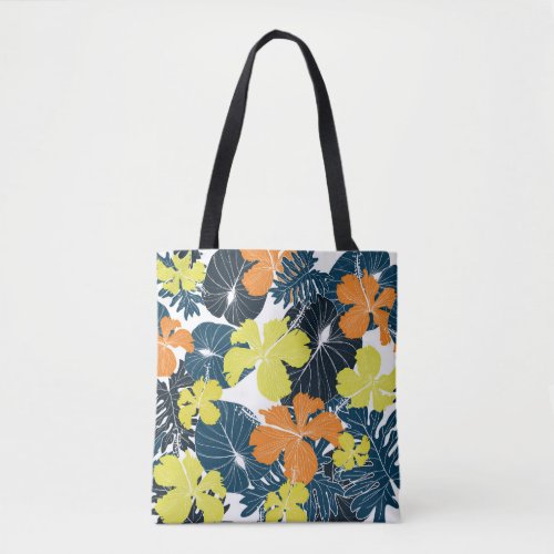 Spring Flowery Vintage Floral Texture Tote Bag