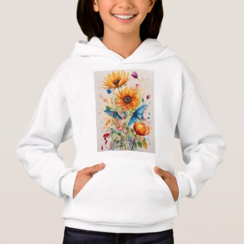 Spring Flutter Butterfly_Inspired Collection  Hoodie
