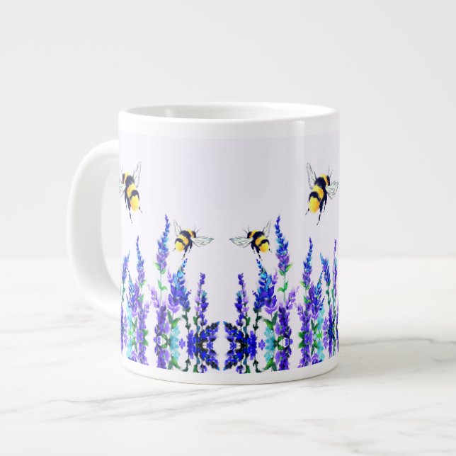 Spring Flying Bees Coffee Mug (Front Left)